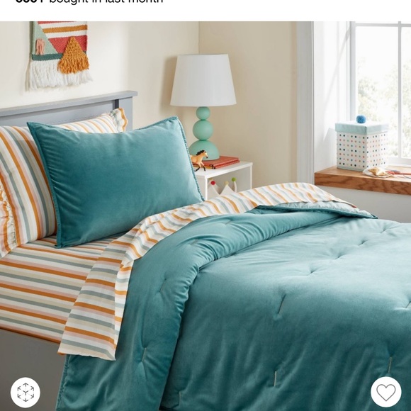 Pillowfort Aqua Comforter Set - Picture 1 of 5